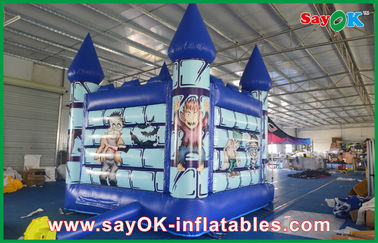 Casa de castelo de salto inflável de PVC durável Bomba de Halloween engraçada para crianças Aluguer de casa de salto