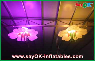 Party a decoração inflável da iluminação alaranjada/verde personalizado