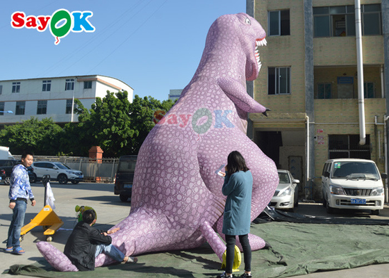 Grande tiranossauro inflável Rex Dinosaur Full Printing do tamanho 5m