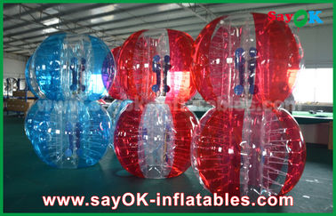 Jogos infláveis TPU da praia/esporte do PVC jogos infláveis feitos sob encomenda, bolhas ROHS do futebol da bolha