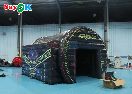Jogos Desportivos Infláveis IPS Interativos Infláveis Centro de Batalha Leve Com Play System Arena Tent