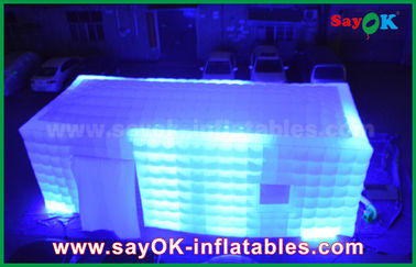 Da luz inflável do diodo emissor de luz da barraca do ar barraca inflável do cubo/barraca exterior imprimindo Completo-digital do partido