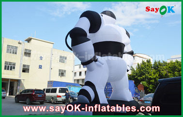 Anunciando personagens de banda desenhada infláveis, traje inflável do robô