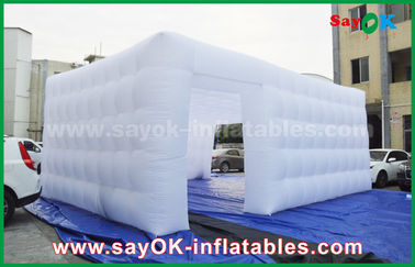 a grande barraca inflável personaliza a barraca inflável quadrada do ar com luz conduzida Actitive exterior