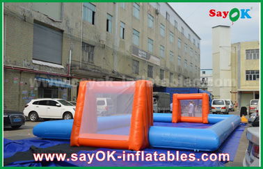 Jogos infláveis dos esportes do PVC do copo inflável da palavra do jogo de bola, passo de futebol inflável personalizado