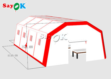 A barraca inflável de Polo personalizou a barraca inflável do oxigênio do hospital de campanha do tamanho para ajustar pacientes construídos rapidamente