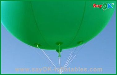 Balão inflável vívido do hélio da cor verde do balão inflável do feriado