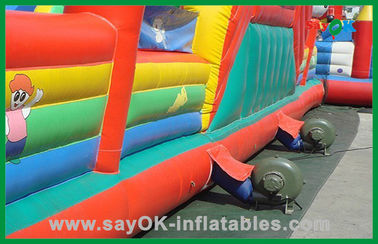 Ginat Residencial Comercial Bounce House Inflável Bouncer / Inflável Slide / Inflável Combo Para Crianças