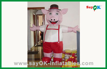 Personagens de desenho animado para festas de aniversário personalizado colorido colocado porco inflável inflável personagem de desenho animado