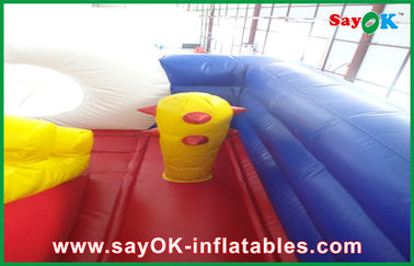 Moonwalk Bounce House Carinhosos Coloridos PVC Materail Inflável Bounce Fun City Para Crianças SGS aprovado