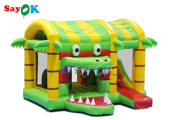 Corrediça inflável da casa do castelo do salto do multi crocodilo pequeno do divertimento para a criança