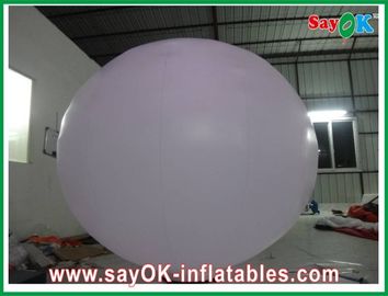 decoração inflável de uma iluminação de 2 medidores, balão leve inflável com bola à terra